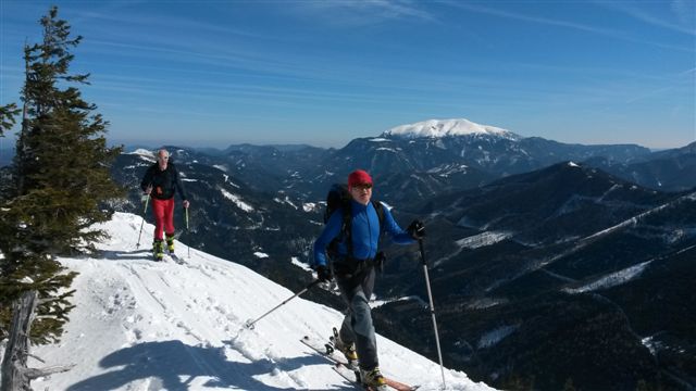 Preintaler Berge – na pásech na Perschkogel (1669m) a Lahnberg (1594m) a na lyžích dolů